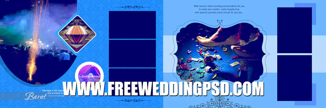 Best wedding album design 12×36 psd templates